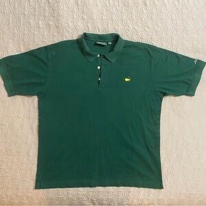 Masters Collection Shirt Men’s XL Green Golf Polo Hong Kong Vintage Augusta Flag